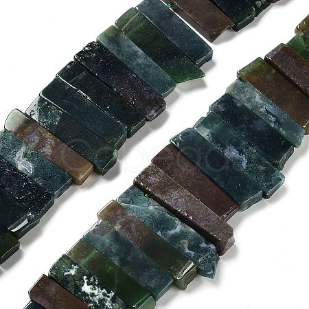 Natural Indian Agate Beads Strands G-L551B-14-1