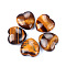 Natural Tiger Eye Healing Stones, Heart Stones, Pocket Palm Stones for Reiki Balancing, 30x30mm