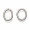 Non-Tarnish 304 Stainless Steel Open Jump Rings, Oval, Stainless Steel Color, 15x11.5x1.8mm, inner diameter: 8x11mm