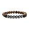 Natural & Synthetic Gemstone Stretch Bracelets Set, with Korean Elastic Crystal Thread, Inner Diameter: 2 inch(5~5.5cm)