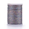 Polyester Metallic Thread, Colorful, 1mm, about 7.65 yards(7m)/roll