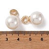 Rack Plating Brass Micro Pave Clear Cubic Zirconia Pendants KK-B103-01A-G-3