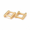 Eco-Friendly Brass Watch Band Clasps KK-M225-32G-2