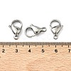Tarnish Resistant 304 Stainless Steel Lobster Claw Clasps STAS-AB17-2
