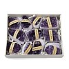 Natural Amethyst Geode Cornucopia Mineral Specimen DJEW-M014-02F-1