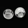 Transparent Resin European Beads RESI-D070-01-2