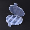 9 Grids Transparent Plastic Box CON-B009-04-4