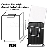 Transparent PVC Luggage Cover AJEW-WH20080-52K-2