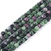 Natural Ruby in Zoisite Beads Strands G-L537-022-1