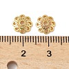 Brass Bead Caps KK-V015-09G-01-2