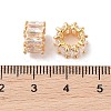 Brass European Beads KK-B100-068G-01-3