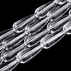 Transparent Glass Beads Strands GLAA-Q113-03A-A01-1