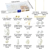 DIY Brass & ABS Plastic Imitation Pearl Earrings Making Kits DIY-FS0007-97-4