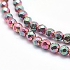Electroplate Non-magnetic Synthetic Hematite Beads Strands G-L486-C-02-2