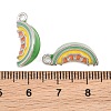 Brass Enamel Pendants KK-CBA6818-09P-3