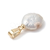 Natural Keshi Pearl Pendants PALLOY-JF04999-5