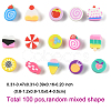 100Pcs 2 Styles Handmade Polymer Clay Beads CLAY-FP0001-11A-6