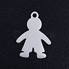 Tarnish Resistant 304 Stainless Steel Pendants STAS-Q201-JN327-1-1