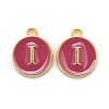 Golden Plated Alloy Enamel Charms LS-ENAM-S118-08I-1
