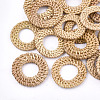 Handmade Reed Cane/Rattan Woven Linking Rings X-WOVE-T005-06A-1