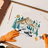 Plastic Reusable Drawing Painting Stencils Templates DIY-WH0202-256-5