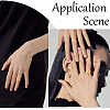 DIY Charm Finger Ring Making Kit DIY-SC0023-59-5