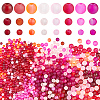 1880Pcs 24 Colors Transparent Glass Beads GLAA-PH0004-50-1