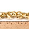 Punk & Hiphop Style Alloy Rolo Chains Link Bracelets for Women Men LS-BJEW-K270-01G-5
