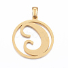Ion Plating(IP) 304 Stainless Steel Pendants STAS-K162-045G-2