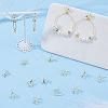 Bowknot Shape Brass Earring Hooks KK-HS0001-78G-5