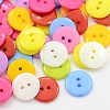 Acrylic Sewing Buttons X-BUTT-E084-E-M-1