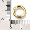 Rack Plating Brass Spring Gate Rings KK-I720-05G-3