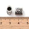 Oval with Constellation 304 Stainless Steel Beads STAS-E215-05AS-01-3
