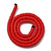 Handmade Polymer Clay Beads Strands CLAY-R089-4mm-Q045-3
