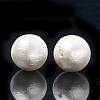 Compressed Cotton Pearl Beads WOVE-S114-10mm-13-1