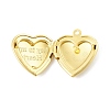 Rack Plating Brass Enamel Locket Pendants KK-B053-41G-2