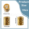 100Pcs Tibetan Style Alloy Beads FIND-SP0001-96A-2