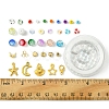DIY Alloy & Polymer Clay & Glass Earring/Bracelets Jewelry Making Kits DIY-FS0007-29-5