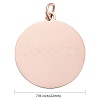 Ion Plating(IP) 304 Stainless Steel Pendants STAS-I311-06RG-3