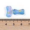 Gradient Color Transparent Acrylic Beads OACR-M023-01H-3