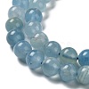 Natural Blue Calcite Beads Strands G-F756-A02-02-4