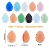 22Pcs 11 Colors Cat Eye Cabochons CE-SC0001-03-2