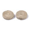 Handmade Hemp Twine Woven Beads WOVE-Q077-13-2