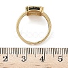 Brass Micro Pave Cubic Zirconia Cuff Rings RJEW-H256-12G-7