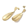 304 Stainless Steel Studs Dangle Earrings EJEW-Z303-22G-2