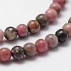 Natural Rhodonite Beads Strands X-G-D840-59-4mm-3