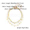 Summer Beach Alloy Coin Tassel Glass Seed Beaded 3 Layer Necklaces for Women FS-WGF3BD7-03-2
