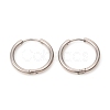 Tarnish Resistant 201 Stainless Steel Huggie Hoop Earrings LS-EJEW-L250-01J-P-2