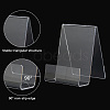 6Pcs Acrylic Book Stand for Kitchen Counter ODIS-SP0001-04C-4