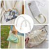 Plastic Imitation Pearl Beaded Bag Handles FIND-PH0009-45-5